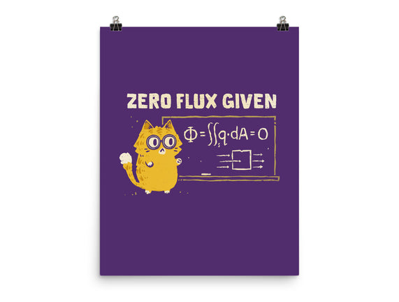 Zero Flux Given