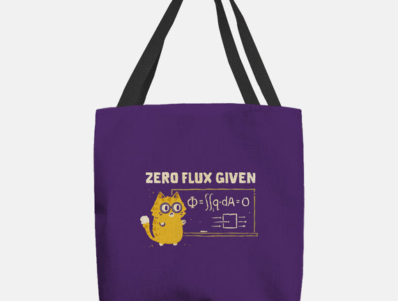 Zero Flux Given