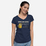 Zero Flux Given-Womens-V-Neck-Tee-kg07