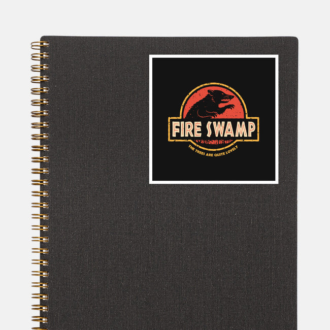 Jurassic Swamp-None-Glossy-Sticker-retrodivision