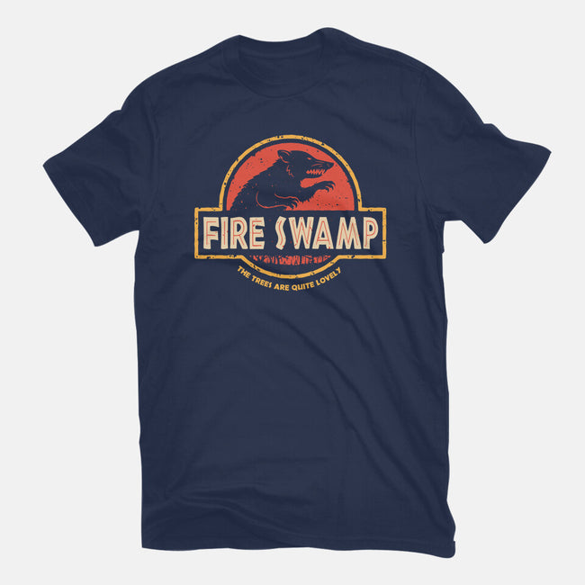 Jurassic Swamp-Womens-Fitted-Tee-retrodivision