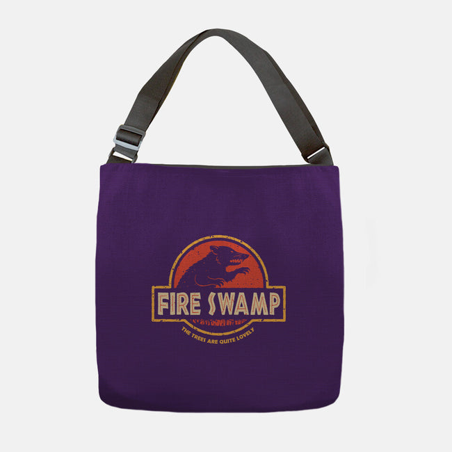 Jurassic Swamp-None-Adjustable Tote-Bag-retrodivision