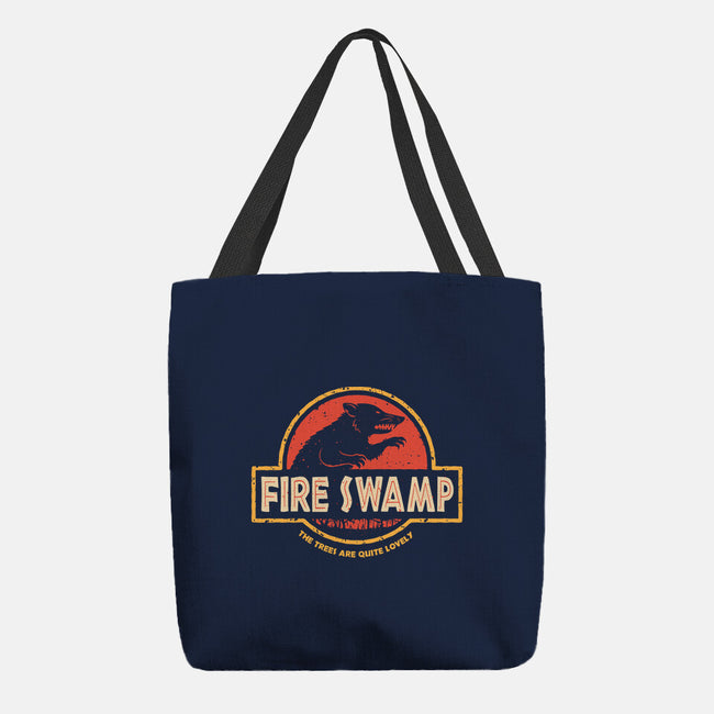 Jurassic Swamp-None-Basic Tote-Bag-retrodivision