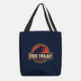 Jurassic Swamp-None-Basic Tote-Bag-retrodivision