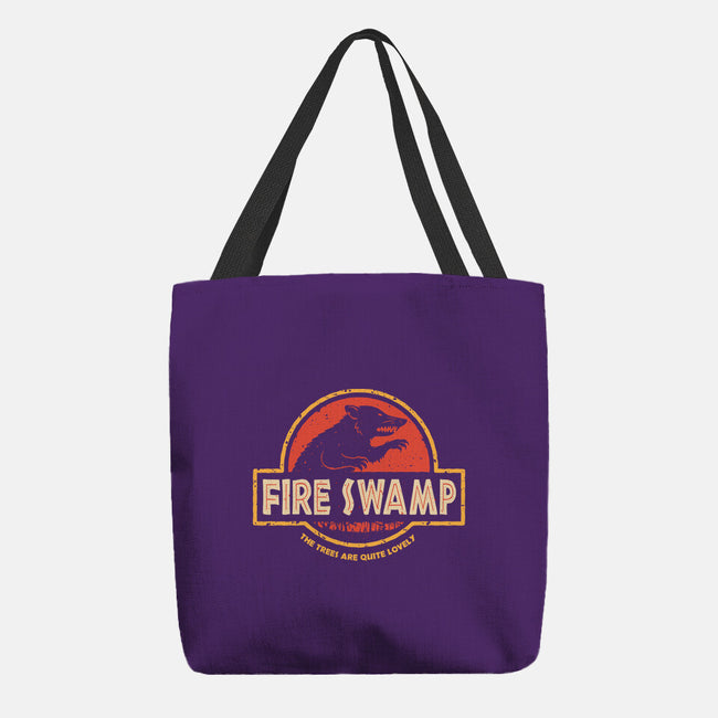Jurassic Swamp-None-Basic Tote-Bag-retrodivision