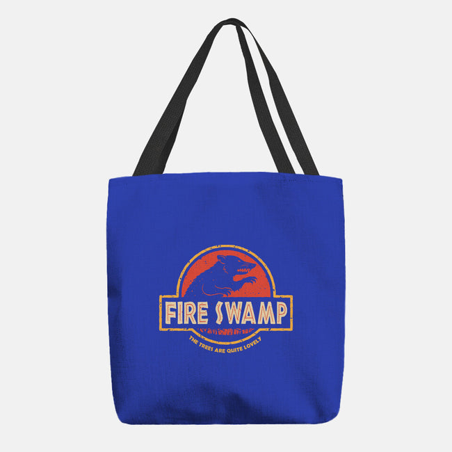 Jurassic Swamp-None-Basic Tote-Bag-retrodivision