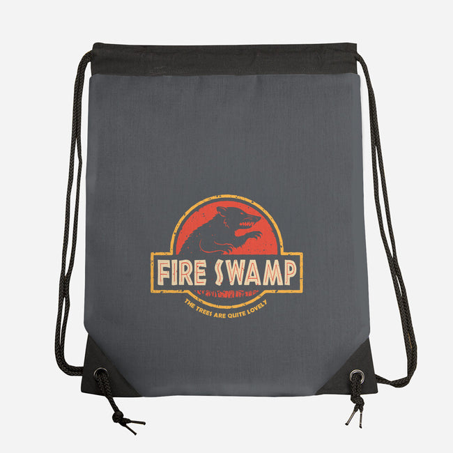 Jurassic Swamp-None-Drawstring-Bag-retrodivision