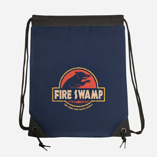 Jurassic Swamp-None-Drawstring-Bag-retrodivision
