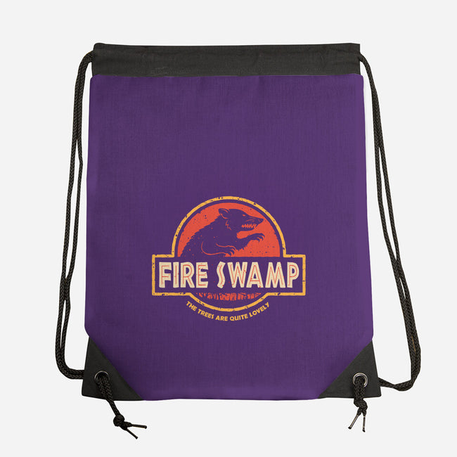 Jurassic Swamp-None-Drawstring-Bag-retrodivision