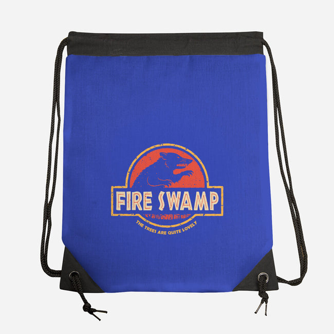Jurassic Swamp-None-Drawstring-Bag-retrodivision