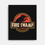 Jurassic Swamp-None-Stretched-Canvas-retrodivision