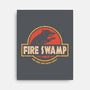 Jurassic Swamp-None-Stretched-Canvas-retrodivision