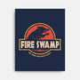 Jurassic Swamp-None-Stretched-Canvas-retrodivision