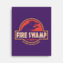 Jurassic Swamp-None-Stretched-Canvas-retrodivision