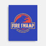 Jurassic Swamp-None-Stretched-Canvas-retrodivision