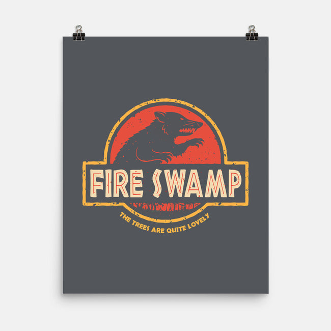 Jurassic Swamp-None-Matte-Poster-retrodivision