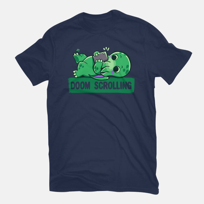 Doom Phone Scrolling-Mens-Heavyweight-Tee-TechraNova