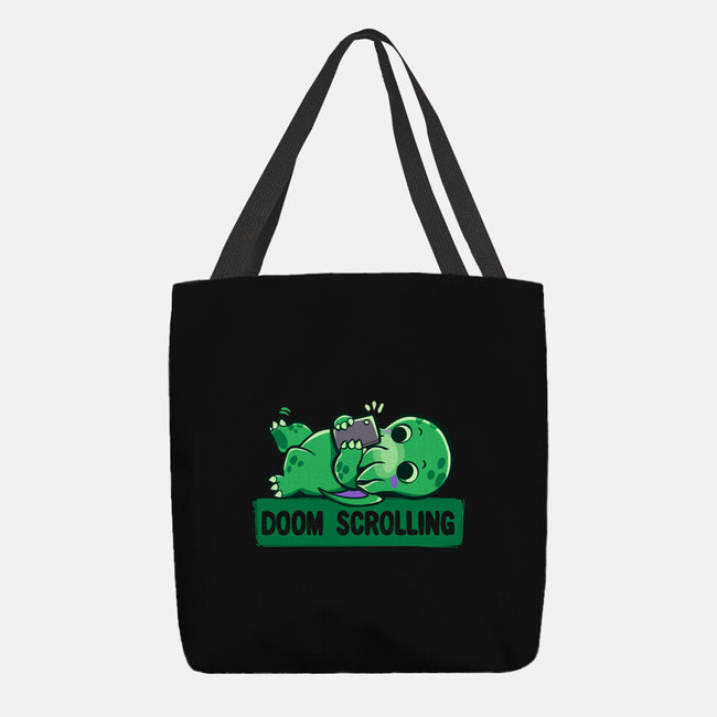 Doom Phone Scrolling-None-Basic Tote-Bag-TechraNova