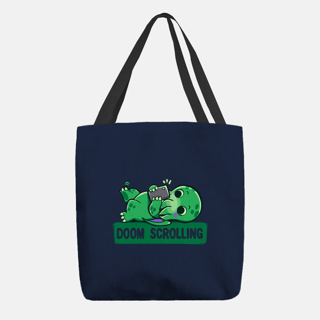 Doom Phone Scrolling-None-Basic Tote-Bag-TechraNova