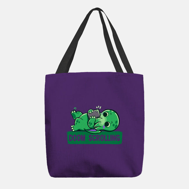 Doom Phone Scrolling-None-Basic Tote-Bag-TechraNova