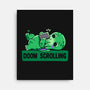 Doom Phone Scrolling-None-Stretched-Canvas-TechraNova