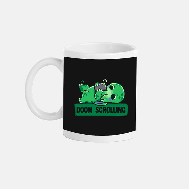 Doom Phone Scrolling-None-Mug-Drinkware-TechraNova