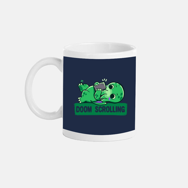 Doom Phone Scrolling-None-Mug-Drinkware-TechraNova