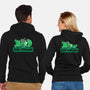 Doom Phone Scrolling-Unisex-Zip-Up-Sweatshirt-TechraNova