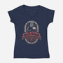 Black Knight Stout-Womens-V-Neck-Tee-teesgeex