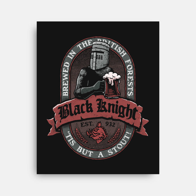Black Knight Stout-None-Stretched-Canvas-teesgeex