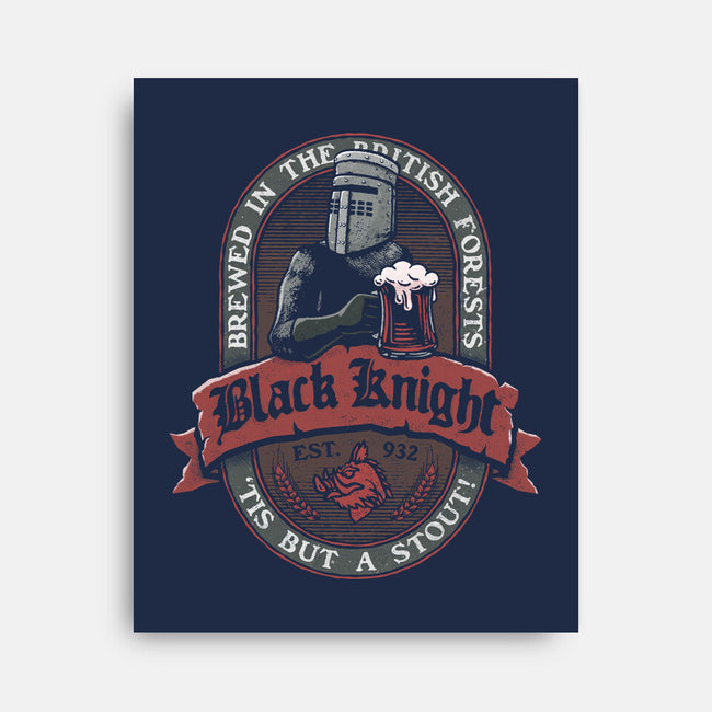 Black Knight Stout-None-Stretched-Canvas-teesgeex