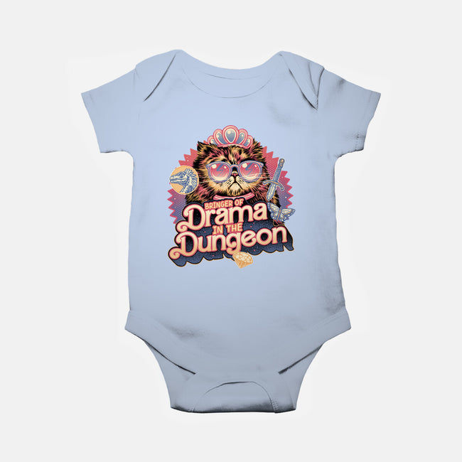 Drama In The Dungeon-Baby-Basic-Onesie-glitchygorilla