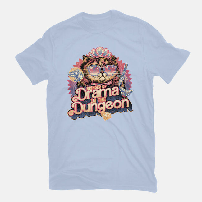 Drama In The Dungeon-Womens-Fitted-Tee-glitchygorilla