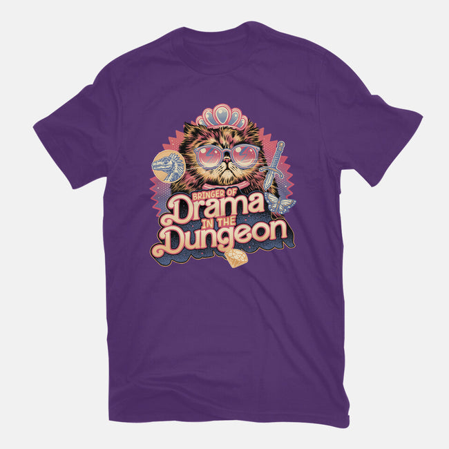 Drama In The Dungeon-Mens-Basic-Tee-glitchygorilla