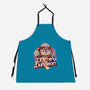 Drama In The Dungeon-Unisex-Kitchen-Apron-glitchygorilla