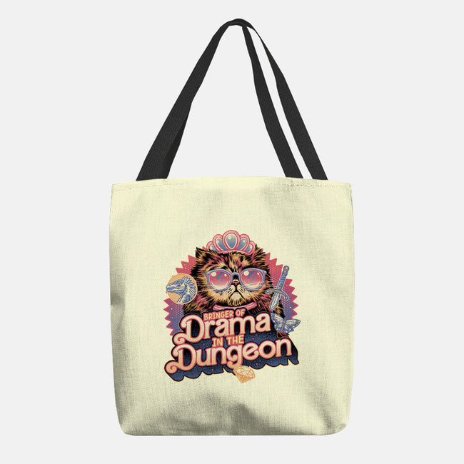 Drama In The Dungeon-None-Basic Tote-Bag-glitchygorilla