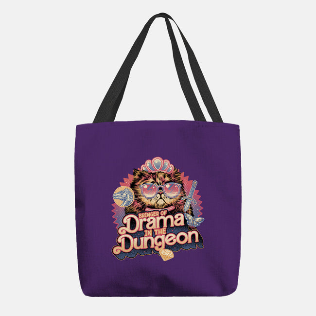 Drama In The Dungeon-None-Basic Tote-Bag-glitchygorilla