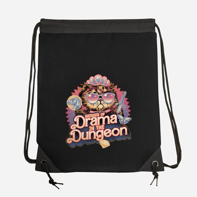 Drama In The Dungeon-None-Drawstring-Bag-glitchygorilla