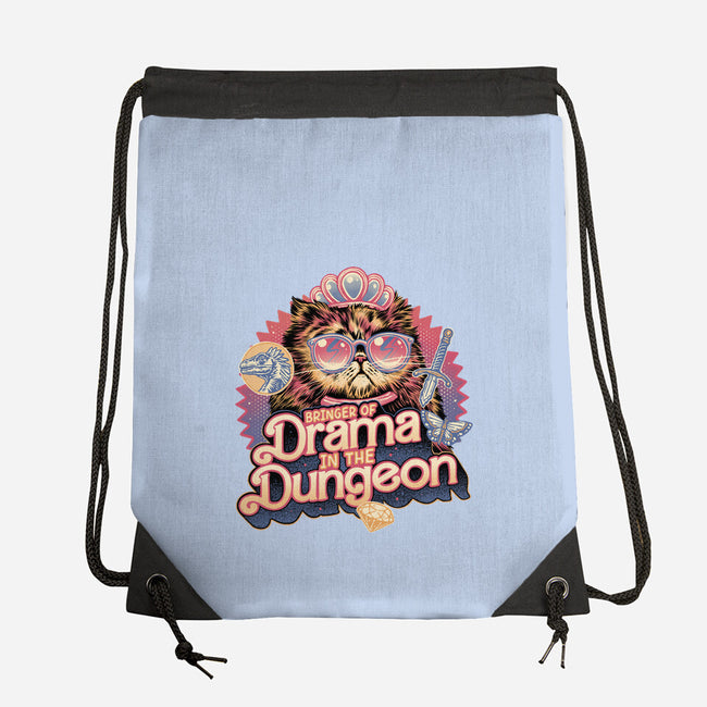 Drama In The Dungeon-None-Drawstring-Bag-glitchygorilla