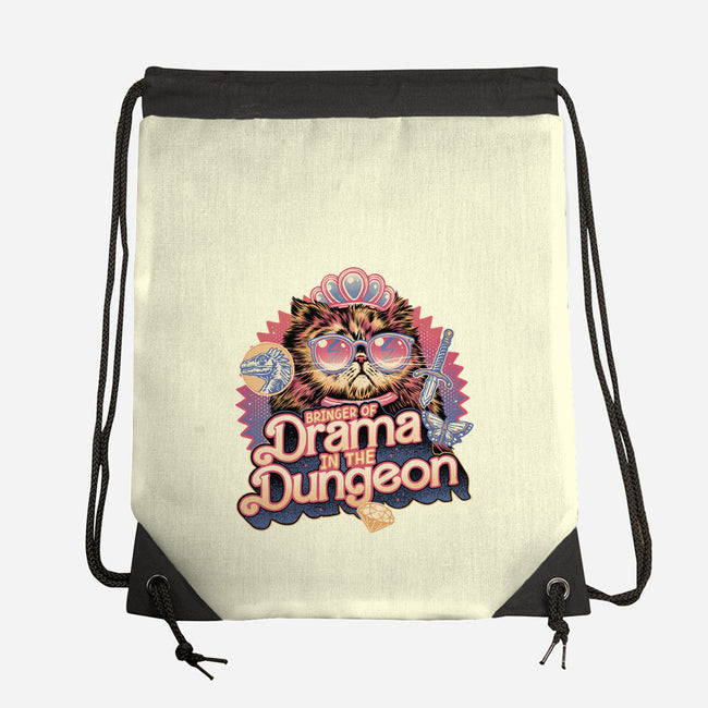 Drama In The Dungeon-None-Drawstring-Bag-glitchygorilla