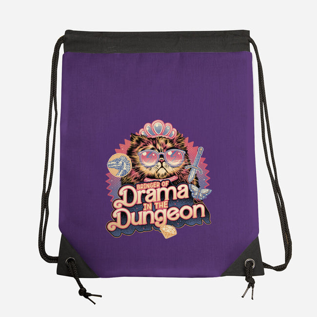 Drama In The Dungeon-None-Drawstring-Bag-glitchygorilla