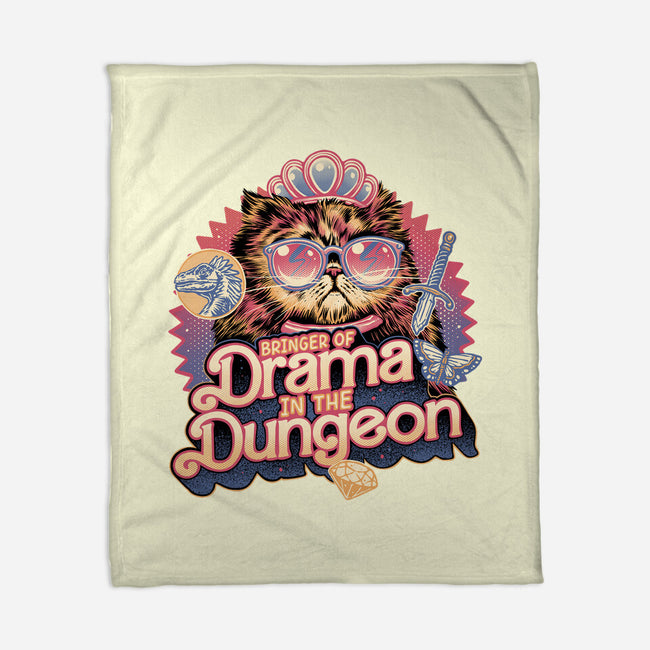 Drama In The Dungeon-None-Fleece-Blanket-glitchygorilla
