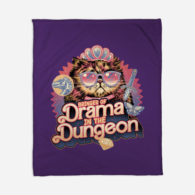 Drama In The Dungeon-None-Fleece-Blanket-glitchygorilla