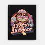 Drama In The Dungeon-None-Stretched-Canvas-glitchygorilla