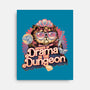 Drama In The Dungeon-None-Stretched-Canvas-glitchygorilla