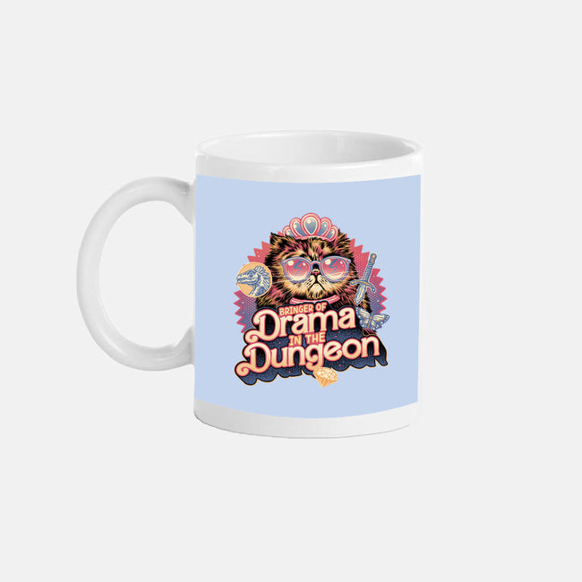 Drama In The Dungeon-None-Mug-Drinkware-glitchygorilla