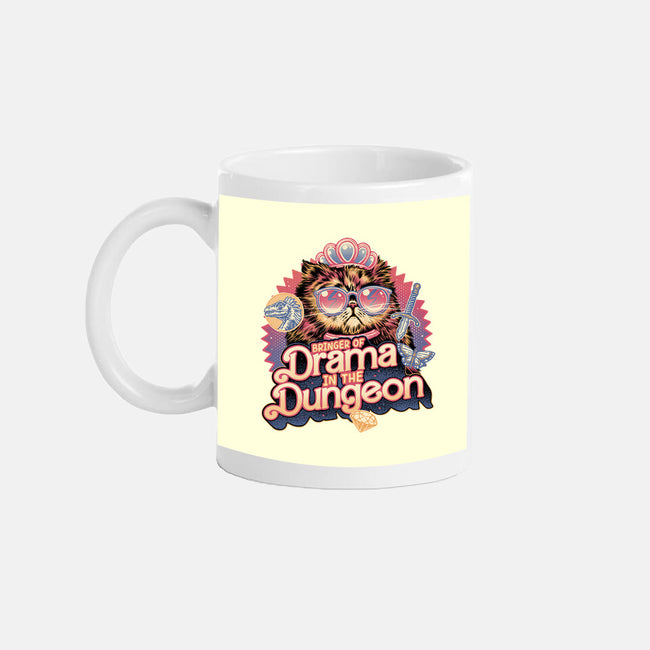 Drama In The Dungeon-None-Mug-Drinkware-glitchygorilla