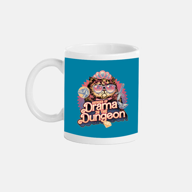 Drama In The Dungeon-None-Mug-Drinkware-glitchygorilla