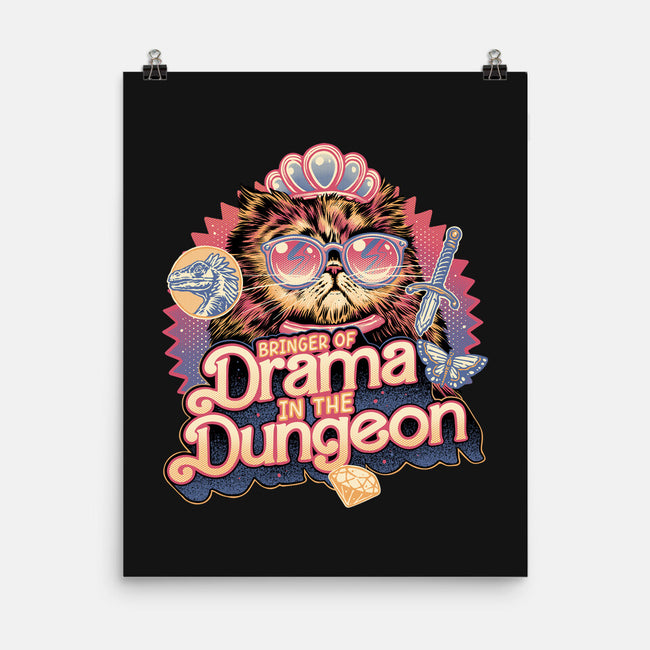 Drama In The Dungeon-None-Matte-Poster-glitchygorilla