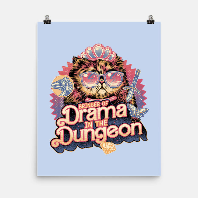 Drama In The Dungeon-None-Matte-Poster-glitchygorilla